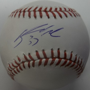 Brandon Moss Autographed Baseball- mlbpaa-bbcbrandonmoss
