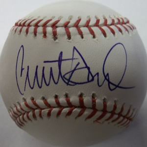 Clint Hurdle Autographed Baseball- mlbpaa-bbcclinthurdle