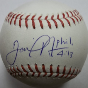 Daniel Nava Autographed Baseball- mlbpaa-bbcdanielnava