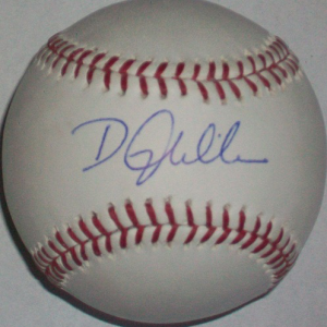 Doug Glanville Autographed Baseball- mlbpaa-bbcdglan11