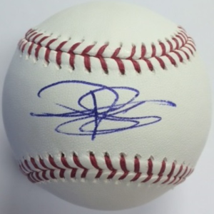 Drew Storen Autographed Baseball- mlbpaa-bbcdrewstoren
