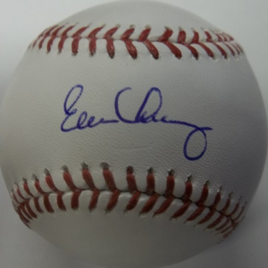 Evan Longoria Autographed Baseball- mlbpaa-bbcevanlongoria