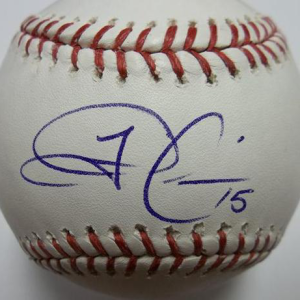 Fred Lewis Autographed Baseball- mlbpaa-bbcfl