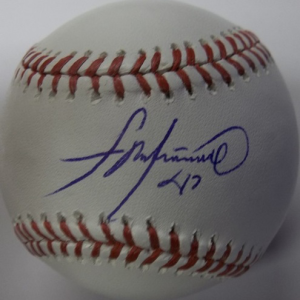Francisco Liriano Autographed Baseball- mlbpaa-bbcfranciscoliriano