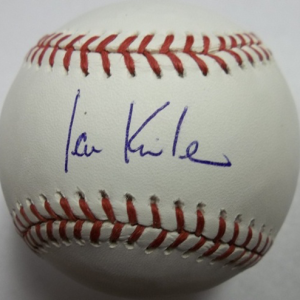 Ian Kinsler Autographed Baseball- mlbpaa-bbciankinsler