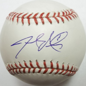 Jarrod Parker Autographed Baseball- mlbpaa-bbcjarrodparker