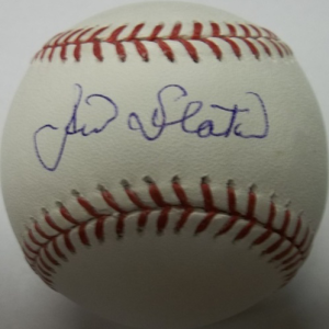 Jim Slaton Autographed Baseball- mlbpaa-bbcjimslaton