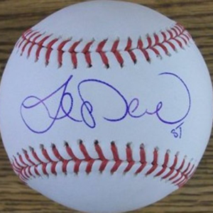 Joe Saunders Autographed Baseball- mlbpaa-bbcjoesau