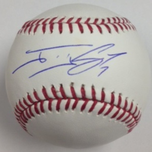 Jonny Gomes Autographed Baseball- mlbpaa-bbcjonnygomes