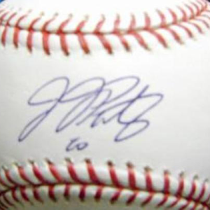 J.J. Putz Autographed Baseball- mlbpaa-bbcjputz