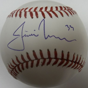 Justin Morneau Autographed Baseball- mlbpaa-bbcjustinmorneau