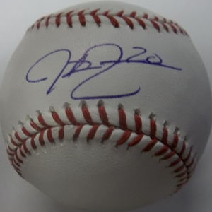 Justin Ruggiano Autographed Baseball- mlbpaa-bbcjustinruggiano