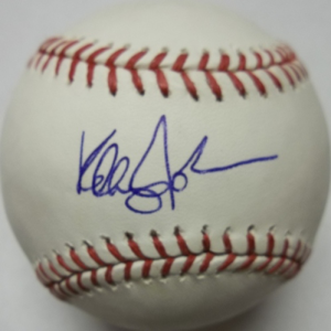 Kelly Johnson Autographed Baseball- mlbpaa-bbckjohn