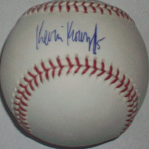 Kevin Kouzmanoff Autographed Baseball- mlbpaa-bbckkouz11