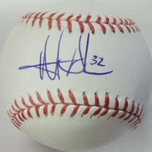Matt Adams Autographed Baseball- mlbpaa-bbcmattadams
