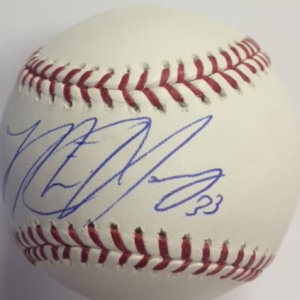 Matt Harvey Autographed Baseball- mlbpaa-bbcmattharvey