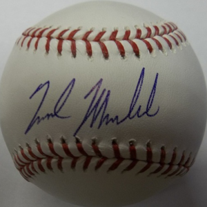 Nick Markakis Autographed Baseball- mlbpaa-bbcnickmarkakis