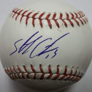 Starlin Castro Autographed Baseball- mlbpaa-bbcstarlincastro