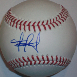 Francisco Martinez Autographed Baseball- mlbpaa-bbfmart11