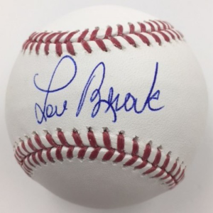 Lou Brock Autographed Official MLB Baseball- mlbpaa-bblbrock13