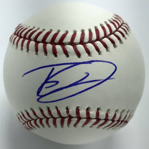 Tyrell Jenkins Autographed Official MLB Baseball- mlbpaa-bbtjenkins