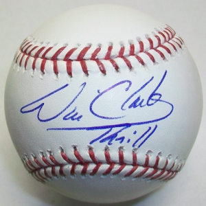 Will Clark Thrill Autographed Official MLB Baseball- mlbpaa-bbwclkthrill