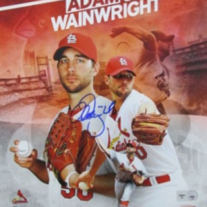 Adam Wainwright Autographed 8x10 Collage Photograph- mlbpaa-p810awaincol