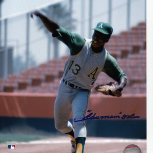 John Odom Autographed 8x10- mlbpaa-p810bluemoon
