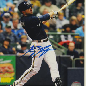 Ryan Braun Autographed 8x10- mlbpaa-p810cryanbraun