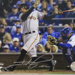 Hunter Pence Autographed Batting 8x10- mlbpaa-p810hpence15