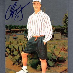 Chipper Jones Autographed 1992 Bowman 8 x 10 Jumbo Card- t0006500000092n