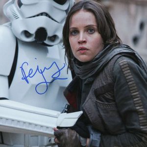 Felicity Jones as Jyn Erso in Rogue One: A Star Wars Story 8x10 Autographed Photo- w10084000060b0n