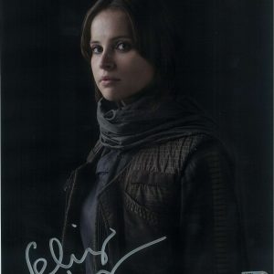 Felicity Jones as Jyn Erso in Rogue One: A Star Wars Story 8x10 Autographed Photo- w10084010192a0n