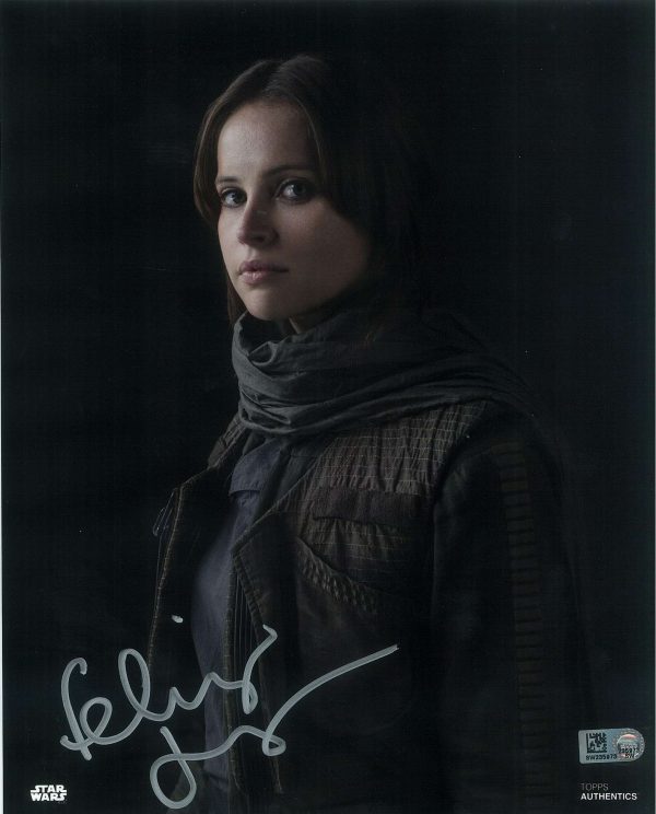Felicity Jones as Jyn Erso in Rogue One: A Star Wars Story 8x10 Autographed Photo- w10084010192a0n