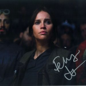 Felicity Jones as Jyn Erso in Rogue One: A Star Wars Story 8x10 Autographed Photo- w10084010194a0n