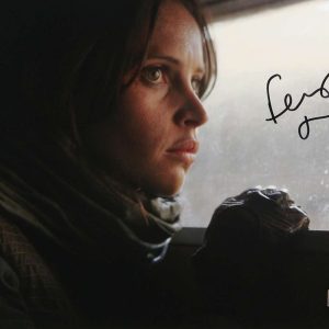 Felicity Jones as Jyn Erso in Rogue One: A Star Wars Story 8x10 Autographed Photo- w10084020058b0n