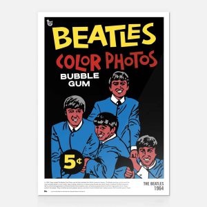 1964 The Beatles Color Photos 80th Anniversary Poster- art-poscckb-18t80a-004