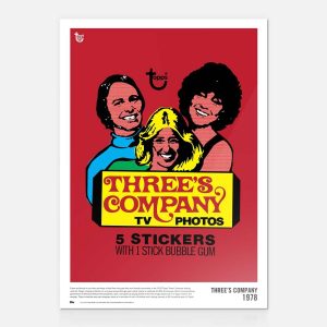 1978 Three's Company 80th Anniversary Poster- art-poscckb-18t80a-011