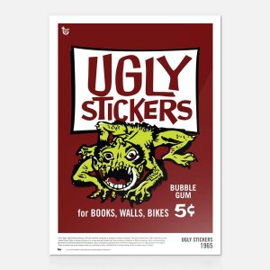 1965 Ugly Stickers 80th Anniversary Poster- art-poscckb-18t80a-012