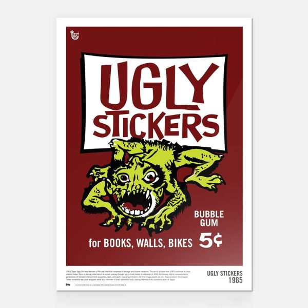 1965 Ugly Stickers 80th Anniversary Poster- art-poscckb-18t80a-012