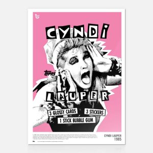 1985 Cyndi Lauper 80th Anniversary Poster- art-poscckb-18t80a-014