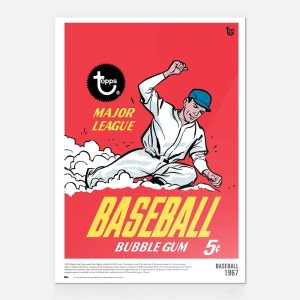 1967 Baseball 80th Anniversary Poster- art-poscckb-18t80a-018