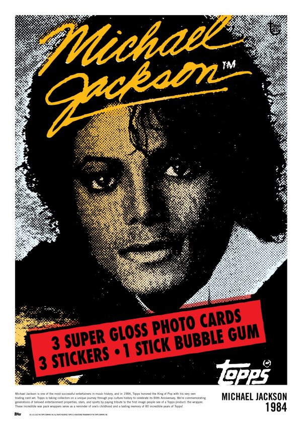 1984 Michael Jackson - 1st Series 80th Anniversary Poster- art-poscckb-18t80a-019