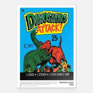1988 Dinosaurs attack! 80th Anniversary Poster- art-poscckb-18t80a-024