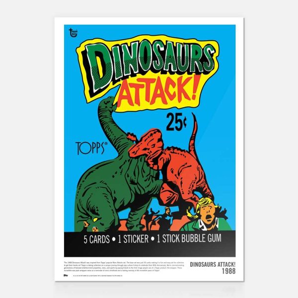 1988 Dinosaurs attack! 80th Anniversary Poster- art-poscckb-18t80a-024