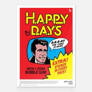 1976 Happy Days 80th Anniversary Poster- art-poscckb-18t80a-028