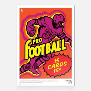 1973 Football 80th Anniversary Poster- art-poscckb-18t80a-030