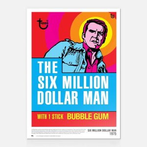 1975 Six Million Dollar Man 80th Anniversary Poster- art-poscckb-18t80a-038