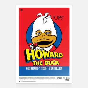 1986 Howard the Duck 80th Anniversary Poster- art-poscckb-18t80a-047