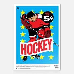 1963 Hockey 80th Anniversary Poster- art-poscckb-18t80a-048